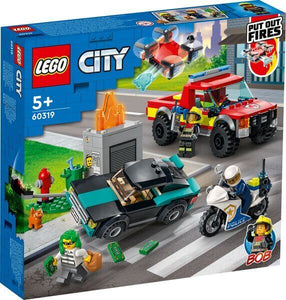 Lego City Brandweer & Politie Achtervolging, 60319 van Lego te koop bij Speldorado !