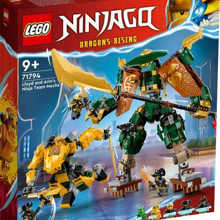 De trainingsmecha's van Lloyd en Arin 71794 Ninjago