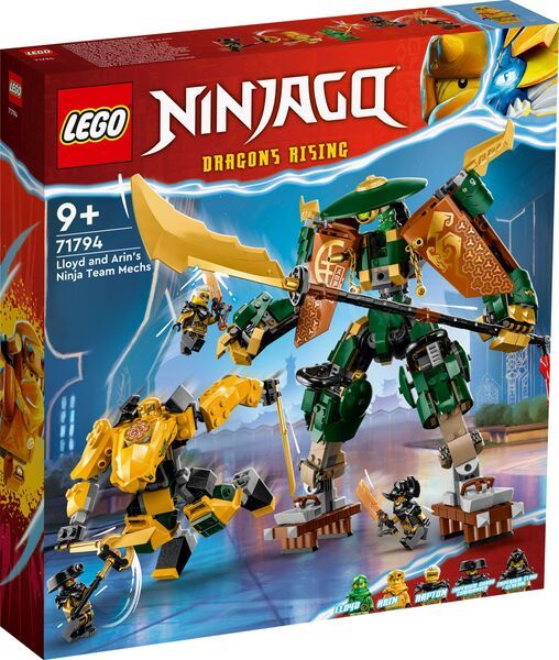 De trainingsmecha's van Lloyd en Arin 71794 Ninjago