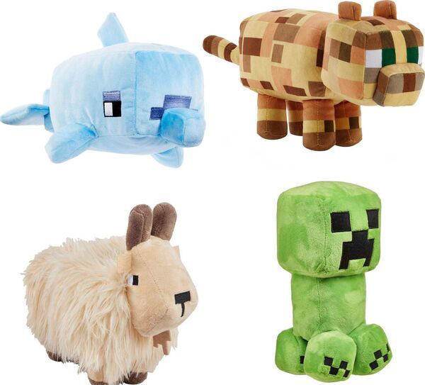 Minecraft pluche dieren