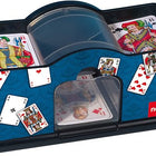 Dit is een foto van het spel Noris Kaartenschudder Elektrisch 46 X 36 Cm Blauw te koop bij Speldorado Spellenwinkel Delft