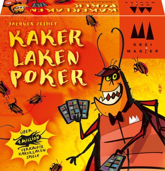 Dit is een foto van het spel Kakerlakenpoker te koop bij Speldorado Spellenwinkel Delft