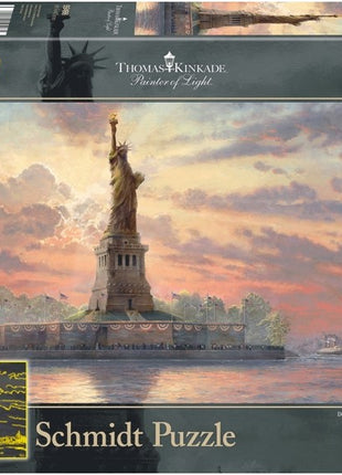Statue of Liberty in the twilight,1000 stukjes Puzzel
