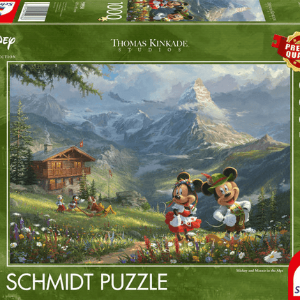 Dit is een foto van het spel Disney Mickey & Minnie in de Alpen, te koop bij Speldorado Spellenwinkel Delft