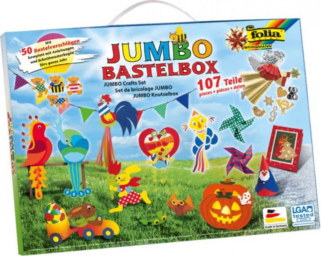 JUMBO knutselkoffer 107 delig, 25054067 van Vedes te koop bij Speldorado !