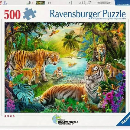 Tijger Familie in the Oasis