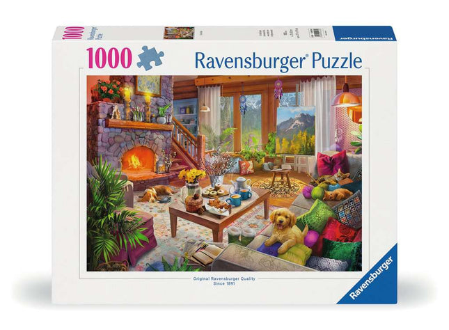 Gezellige hut - 1000 stukjes