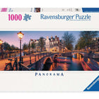 Avond in Amsterdam - Panorama Puzzles 1000 stukjes