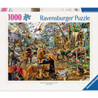 Chaos in de galerie - 1000 stukjes