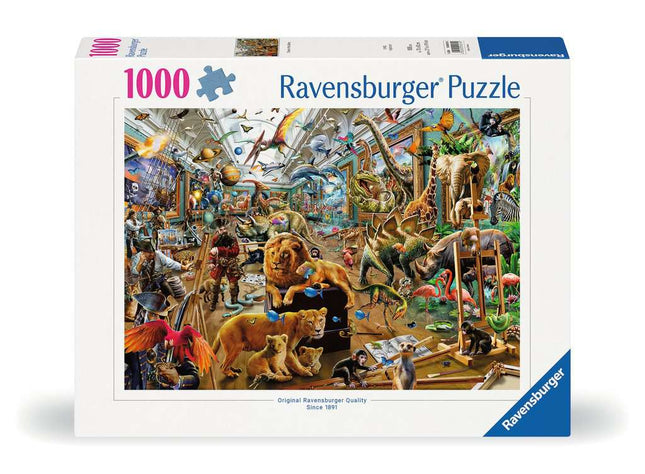 Chaos in de galerie - 1000 stukjes