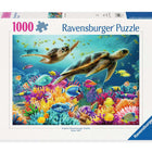 Blauwe onderwaterwereld - 1000 stukjes