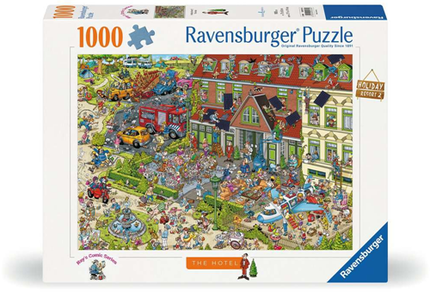 Dit is een foto van het spel Holiday resort 2: The hotel , Ray's Comic Series - 1000 stukjes te koop bij Speldorado Spellenwinkel Delft
