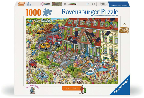 Dit is een foto van het spel Holiday resort 2: The hotel , Ray's Comic Series - 1000 stukjes te koop bij Speldorado Spellenwinkel Delft