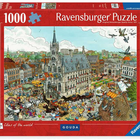 Dit is een foto van het spel Las Vegas , FLeroux comic style - 1000 stukjes te koop bij Speldorado Spellenwinkel Delft