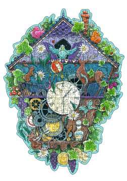 Dit is een foto van het spel Cuckoo Clock Houten puzzels volwassenen te koop bij Speldorado Spellenwinkel Delft
