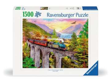 Trein in de herfst - 1500 stukjes