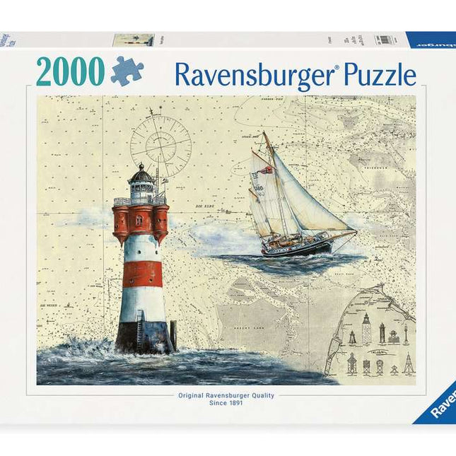 Romantische vuurtoren - 2.000 stukjes