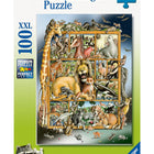 Dit is een foto van het spel Animals collage - 100 XXL te koop bij Speldorado Spellenwinkel Delft