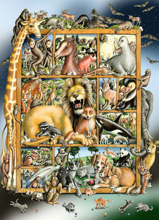 Animals collage - 100 XXL