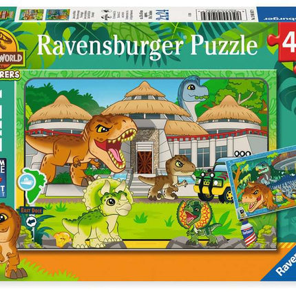 Dit is een foto van het spel Jurassic World Explorers - 2x24 stukjes te koop bij Speldorado Spellenwinkel Delft