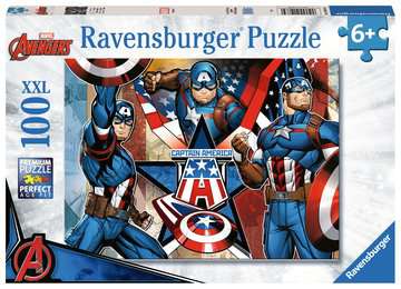Dit is een foto van het spel Captain America - 100 XXL te koop bij Speldorado Spellenwinkel Delft