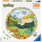 Dit is een foto van het spel Pokemon - 500 stukjes ronde puzzel te koop bij Speldorado Spellenwinkel Delft