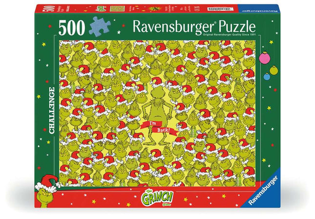 Dit is een foto van het spel Merry Grinchmas Challenge - 500 stukjes te koop bij Speldorado Spellenwinkel Delft