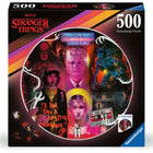 Dit is een foto van het spel Stranger Things 500p - 500 stukjes ronde puzzel te koop bij Speldorado Spellenwinkel Delft
