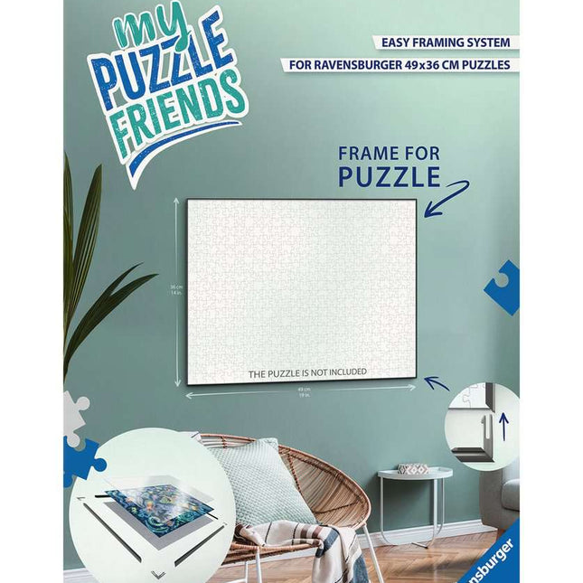 Puzzel lijst 500 stukjes puzzel Wit