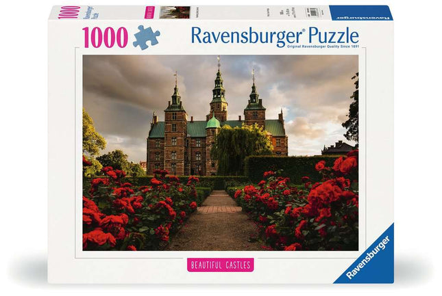 Dit is een foto van het spel Rosenborg Castle, Denmark - 1000 stukjes te koop bij Speldorado Spellenwinkel Delft