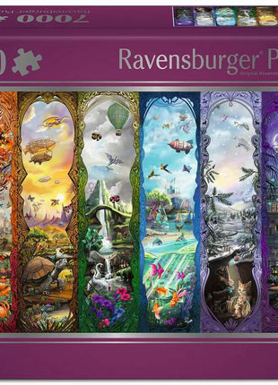 Ravensburger puzzel "Frida Kahlo, Blooming Fantasy" - 100 XXL stukjes