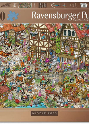 Ravensburger puzzel "Puzzel lijst 1000 stukjes puzzel Zwart" - 1000 stukjes