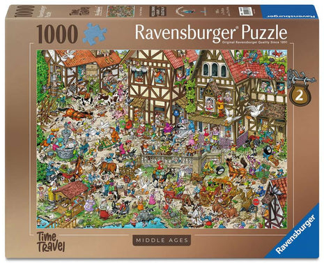 Ravensburger puzzel "Puzzel lijst 1000 stukjes puzzel Zwart" - 1000 stukjes