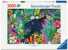 Panther in Flowery Jungle