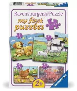 Farm Animal Families - My first puzzles (2, 4, 6, 8 stukjes)