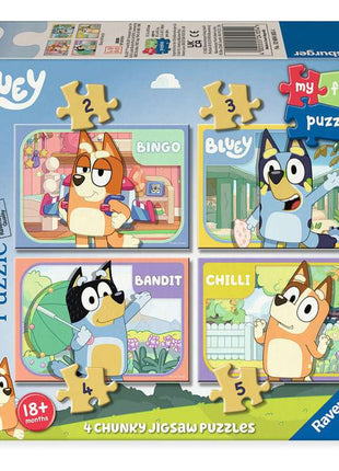Bluey - My first puzzles (2, 3, 4, 5 stukjes) hersenbreker  - Ravensburger