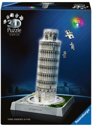 Iconics: Leaning Tower of Pisa - with light