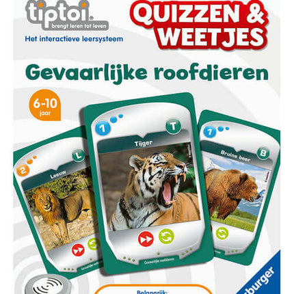 Tiptoi Roofdieren Quizzen & Weetjes, 883 van Ravensburger te koop bij Speldorado !