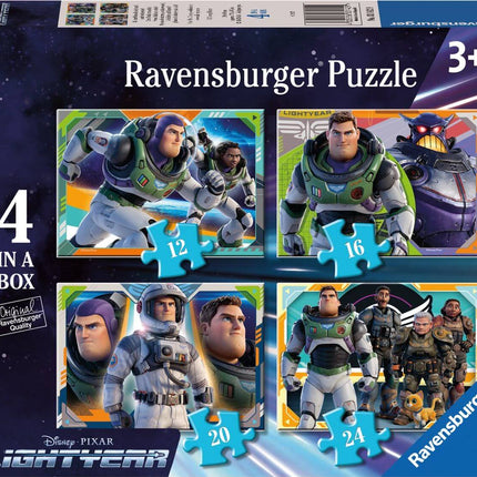 Disney Lightyear 4 Puzzels 12+16+20+24 Stukjes 31429, 31429 van Ravensburger te koop bij Speldorado !