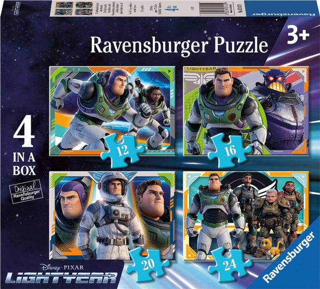 Disney Lightyear 4 Puzzels 12+16+20+24 Stukjes 31429, 31429 van Ravensburger te koop bij Speldorado !