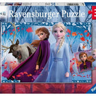 Dit is een foto van het spel Frozen 2 Reis naar het onbekende - 2 x 12 stukjes te koop bij Speldorado Spellenwinkel Delft