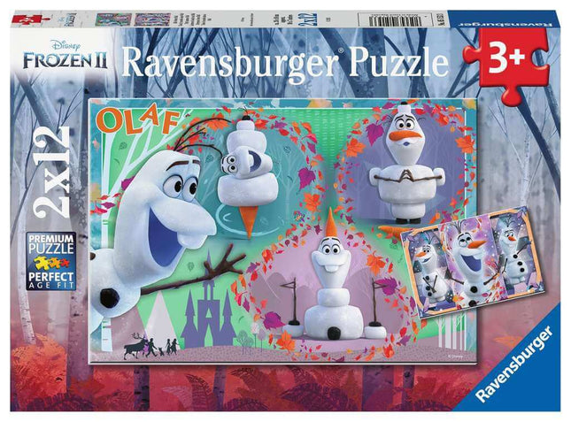 Iedereen Houdt Van Olaf 2 X 12 Stukjes 51533, 51533 van Ravensburger te koop bij Speldorado !