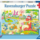 Dit is een foto van het spel Lievelingsdino's - 2 x 12 stukjes te koop bij Speldorado Spellenwinkel Delft