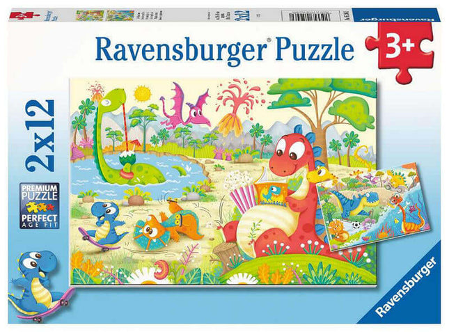 Lievelingsdino'S 2 X 12 Stukjes 52462, 52462 van Ravensburger te koop bij Speldorado !