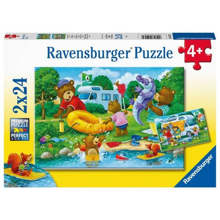 De Familie Beer Gaat Kamperen 2X24 Stukjes 52479, 52479 van Ravensburger te koop bij Speldorado !