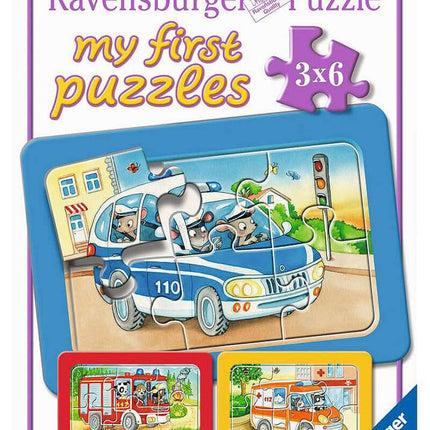 Dieren Aan Het Werk My First Puzzles (9 X 2 Stukjes) 56309, 56309 van Ravensburger te koop bij Speldorado !