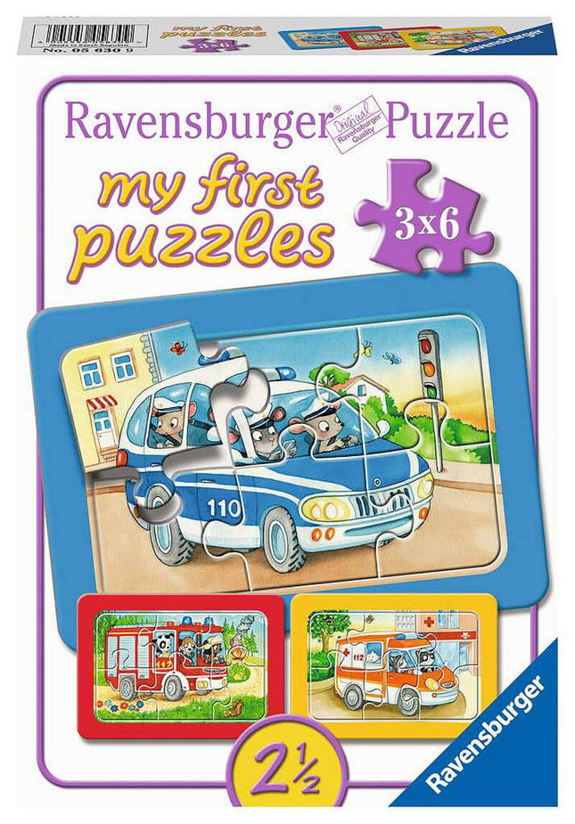 Dieren Aan Het Werk My First Puzzles (9 X 2 Stukjes) 56309, 56309 van Ravensburger te koop bij Speldorado !