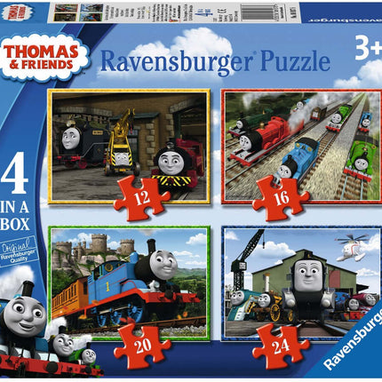 Thomas & Friends 4 Puzzels 12+16+20+24 Stukjes 69378, 69378 van Ravensburger te koop bij Speldorado !