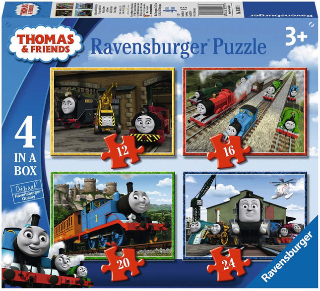 Thomas & Friends 4 Puzzels 12+16+20+24 Stukjes 69378, 69378 van Ravensburger te koop bij Speldorado !