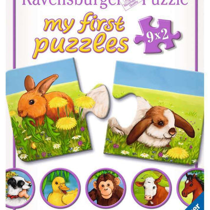 Lieve Dieren My First Puzzles (3 X 6 Frame) 73313, 73313 van Ravensburger te koop bij Speldorado !